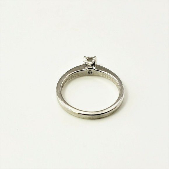 Tiffany & Co. Platinum Diamond Engagement Ring - Picture 5 of 9